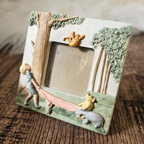 Vintage Classic Disney Pooh Mini Photo 3D Frame, Tiger Toss - Picture 1 of 4